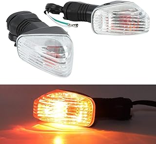Aukson Turn Signal Light 2PCS Motorcycle Modification Accessories Turn Signal Lamp for KAWASAKI NINJA ZX-6R 636 600 ZX-6RR...