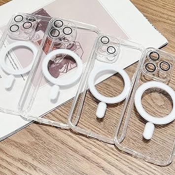 Coverzone iPhone 11 ile uyumlu Kılıf Crystal Clear Magsafe ile uyumlu Wireless Şarj Özellikli, İnce Hissiyat, Slot ve Tuşlara Rahat Erişim, Kamera Lens Korumalı Sert Plastik Şeffaf Kılıf