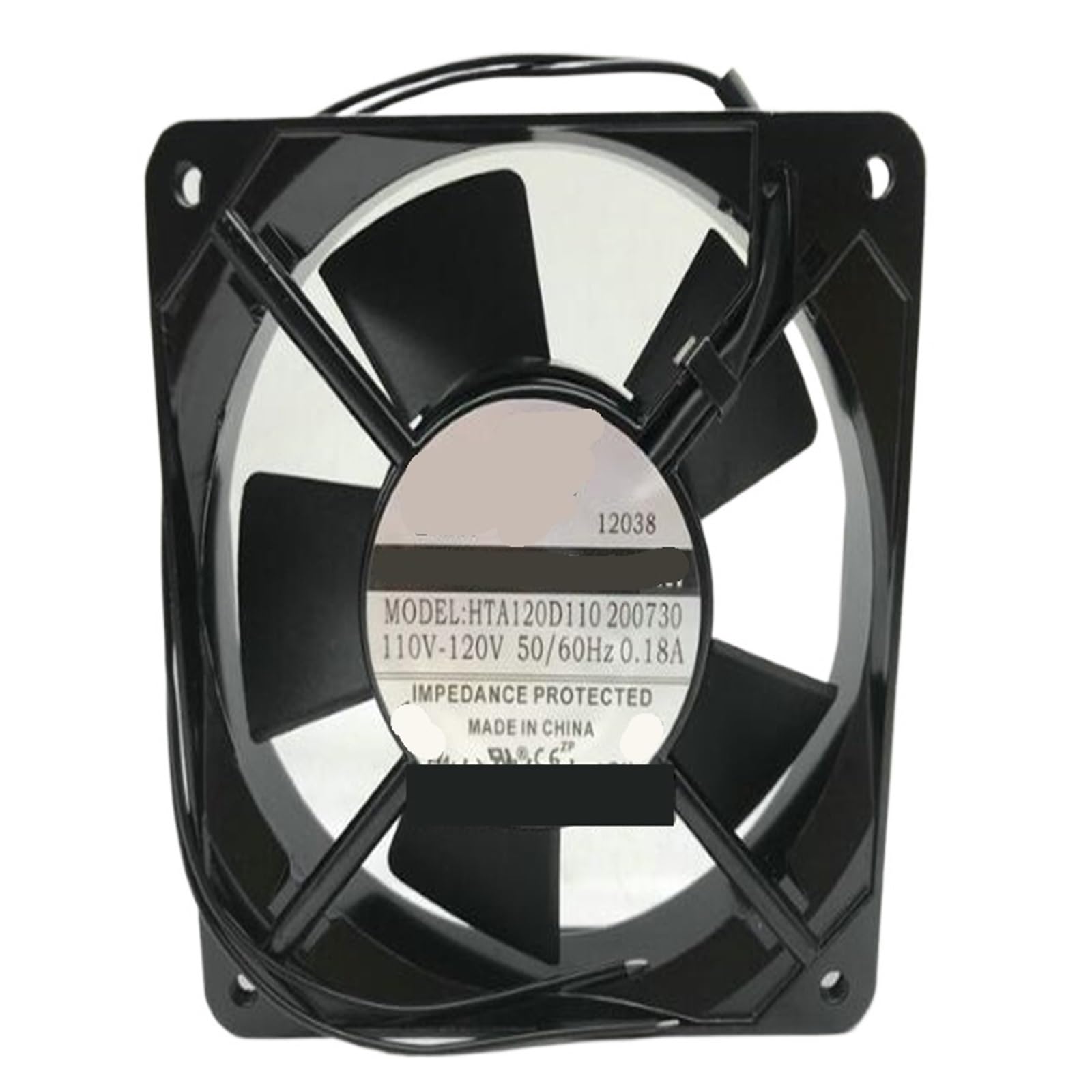 YMUGUEGH 12025 HTA120D110 200730 110V-120V 0.18A AC fan