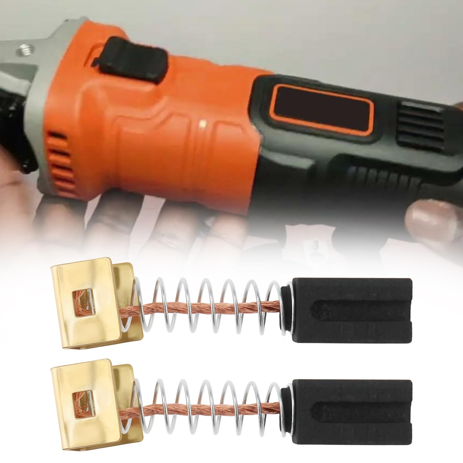Create idea 2 works Angle Grinders Carbon Brushes N598820 Compatible with Black & Decker BEG010 BDAG71 5x6.5x10.5mm - Image 3