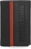 Harley-Davidson Mens H-D Center Block Tri-Fold Genuine Leather Wallet, Black
