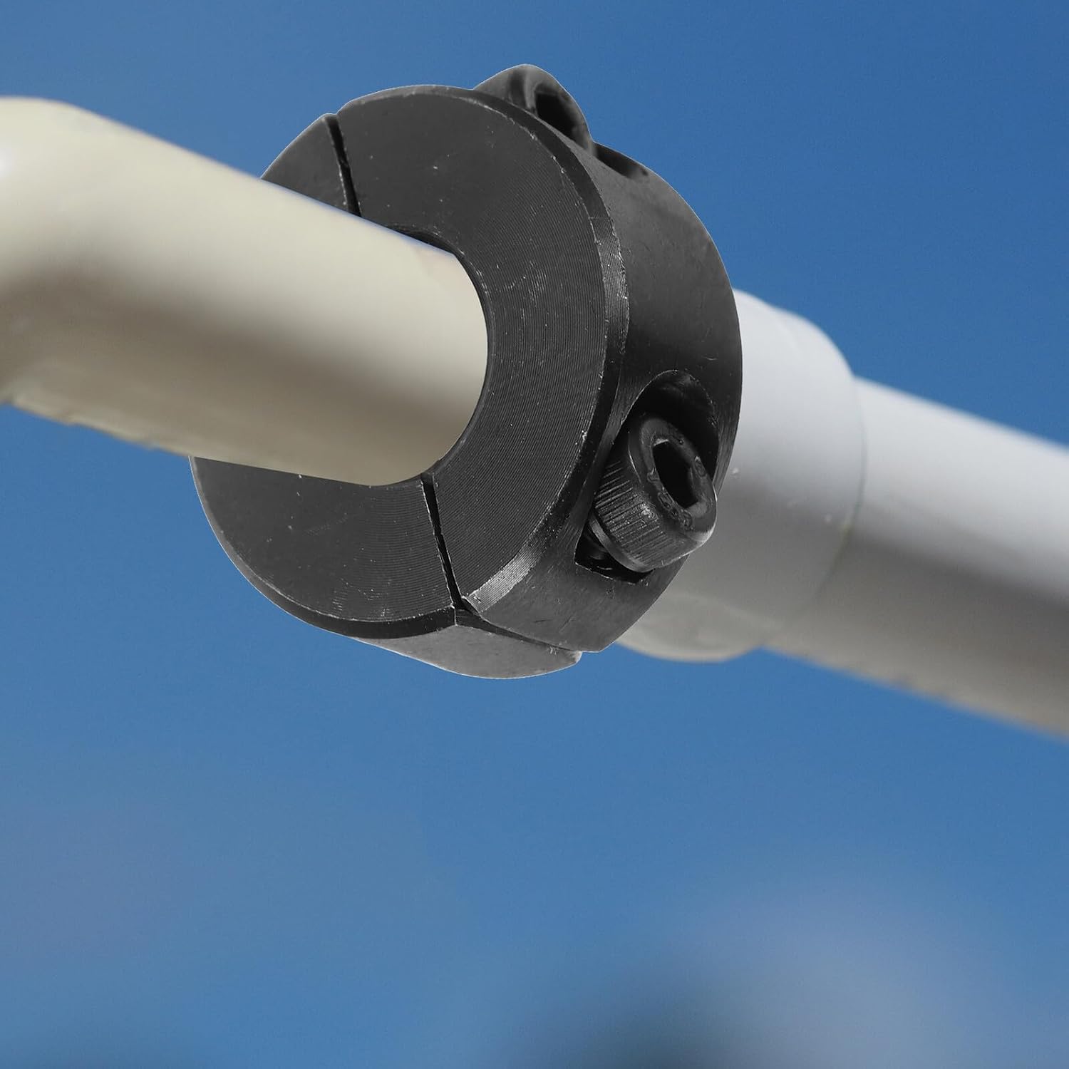 Steel Split Shaft Collar Clamp-on Fixed Ring for Bearing and Axle Fixing, 16mm Inner Diameter by 34mm Outer Diameter by 13mm Thick, Industrial Shaft Collar with Screw, Split Fixing