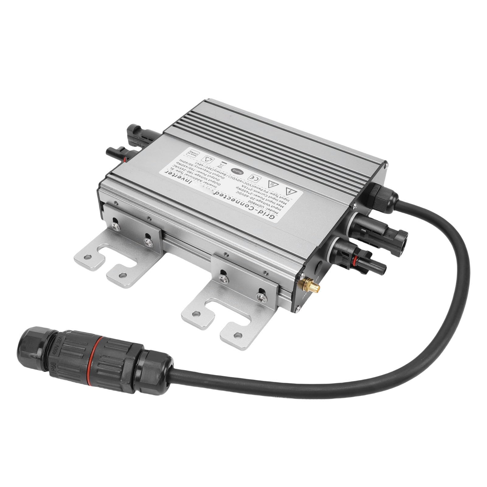 Sonew Inverter Solare Rete Balcone, Centrale Elettrica Alluminio, IP65,