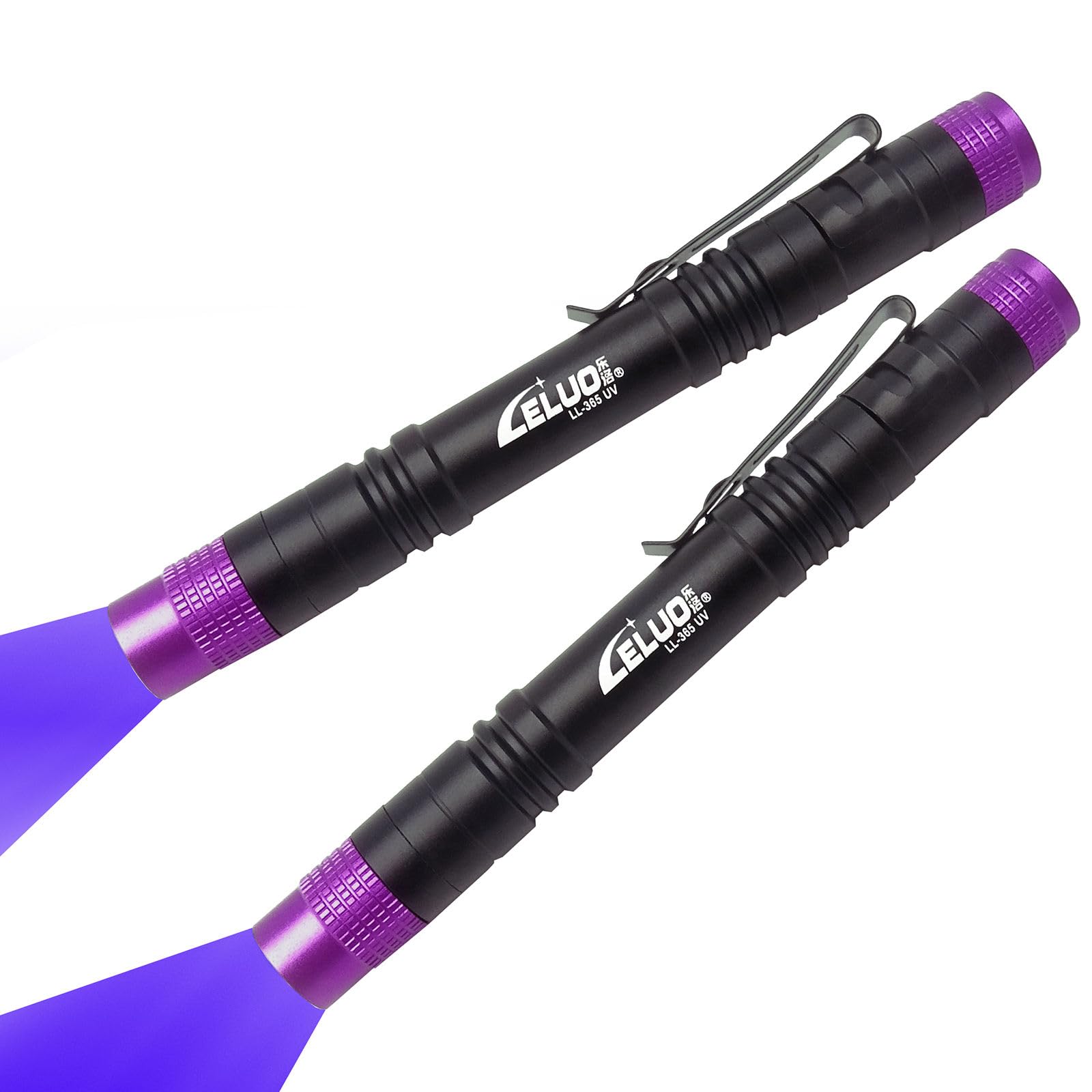 LELUOHQ Black Light, 365nm UV Flashlight, Portable LED Flashlight, Mini Light for Pet Urine Detection, Handheld UV Flashlight for Resin Pet Urine