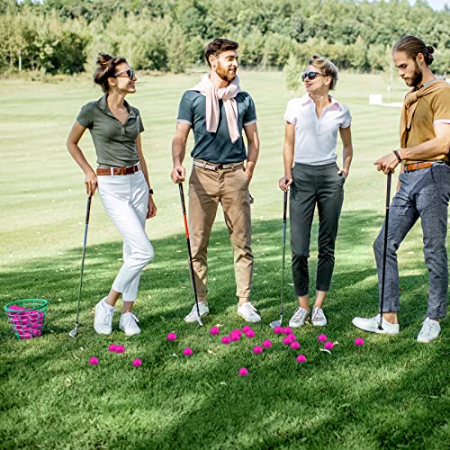 Junkin 24 Pcs Foam Golf Practice Balls Realistic Feel and Flight Training Sport Balls Elastic Soft Foam Golf Balls for Indoor or Outdoor Backyard Training - Image 6