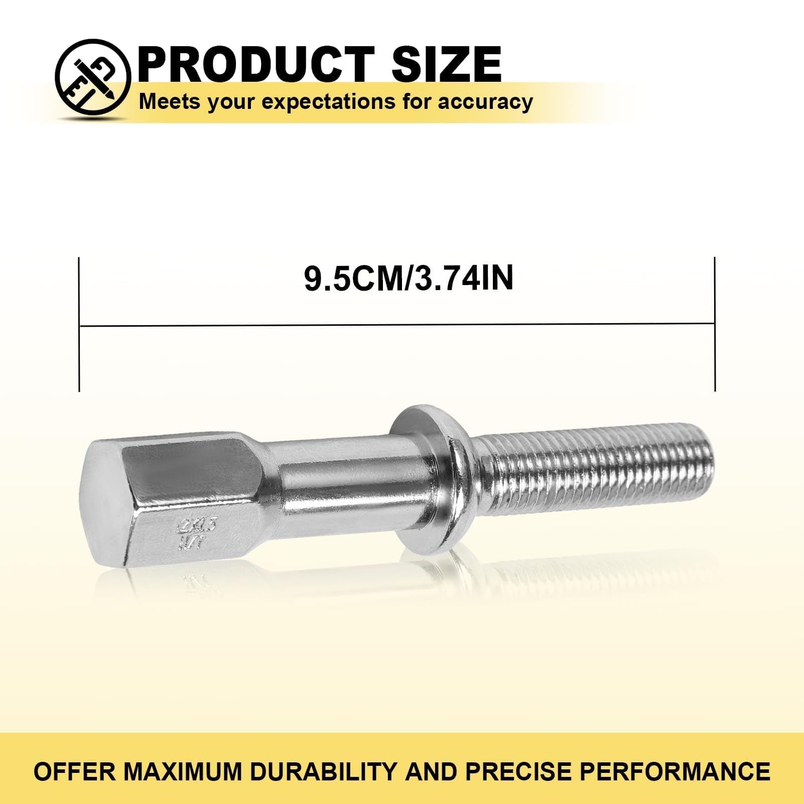 20 viti per ruota 1264000070 1244000770 adatte per Mercedes-Benz C Classe E W210 S210 W124 S124 A124 C124, viti per ruote in alluminio M12 x 1,5 A1264000070 A124000000 A12400 0770