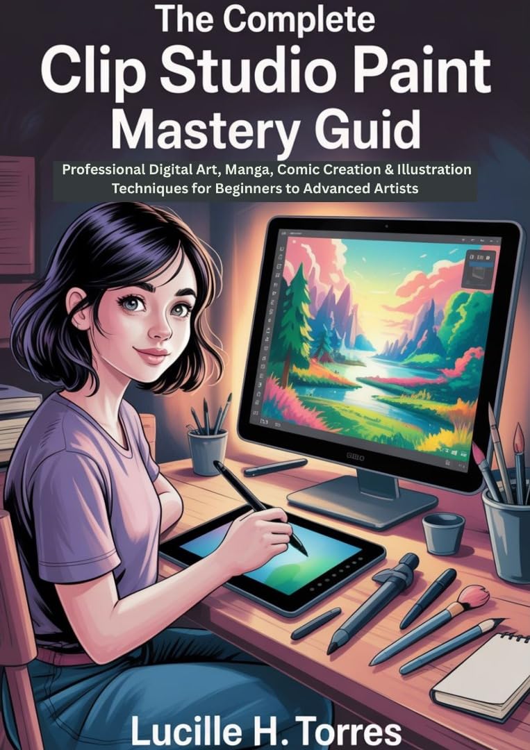 The Complete Clip Studio Paint Mastery Guide: Professional Digital Art, Manga, Comic Creation & Illustration Techniques for Beginners to Advanced Artists