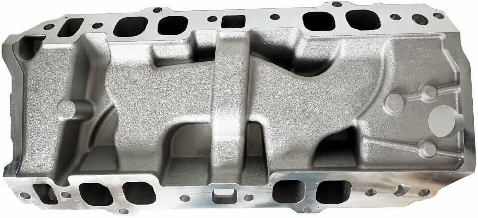 Aluminum Dual Plane Intake Manifold Oval Ports W/gaskets for BBC Big Block Chevy Black