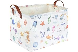 Ocean Animals Rectangle Fish Basket