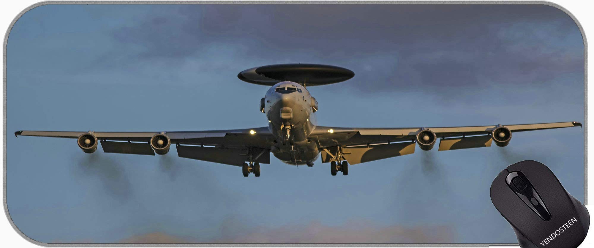 Mouse Pad Extended XXL,Boeing E 3 Sentry aircraft Gaming mouse Mat