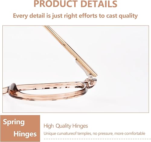 Vista 4 de OPTOFENDY Blue Light Glasses for Women, TR90 Blue Light Blocking Glasses Relieve Eyestrain & Anti UV400 Rays Carey