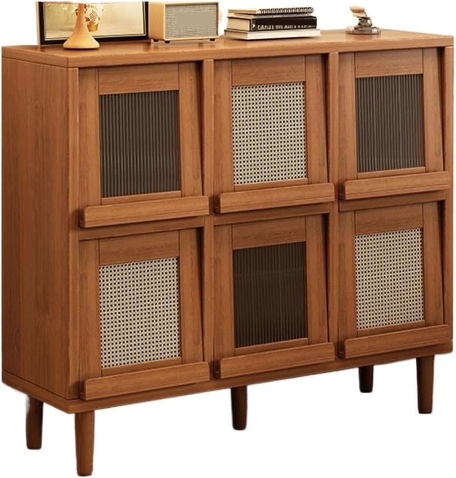 Buffet Cabinet Sideboard Living Room Tea/Coffee Storage 6-Compartment Sofa Wall-Mounted Floor-Standing Kitchen Cabinet