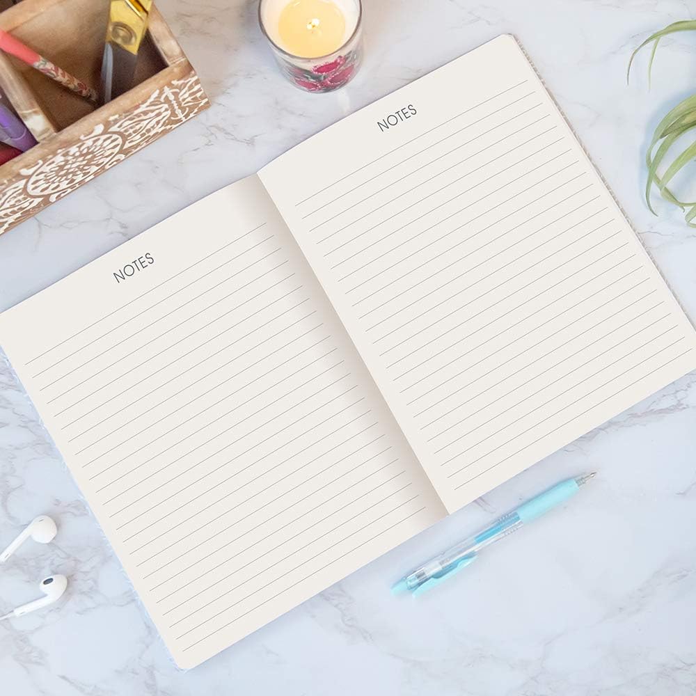 Orange Circle Studio 2021 Leatheresque Large Monthly Planner, August 2020 - December 2021, Charcoal Gray