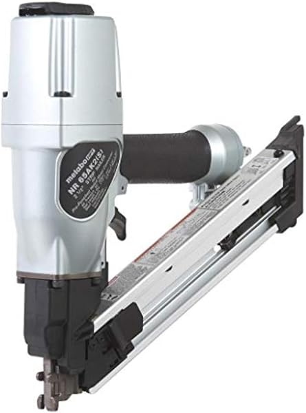 Metabo HPT Strap-Tite Metal Connector Nailer, Pro-Preferred Pneumatic Power Nailers, Connector Tool for Pre-Punched Conn