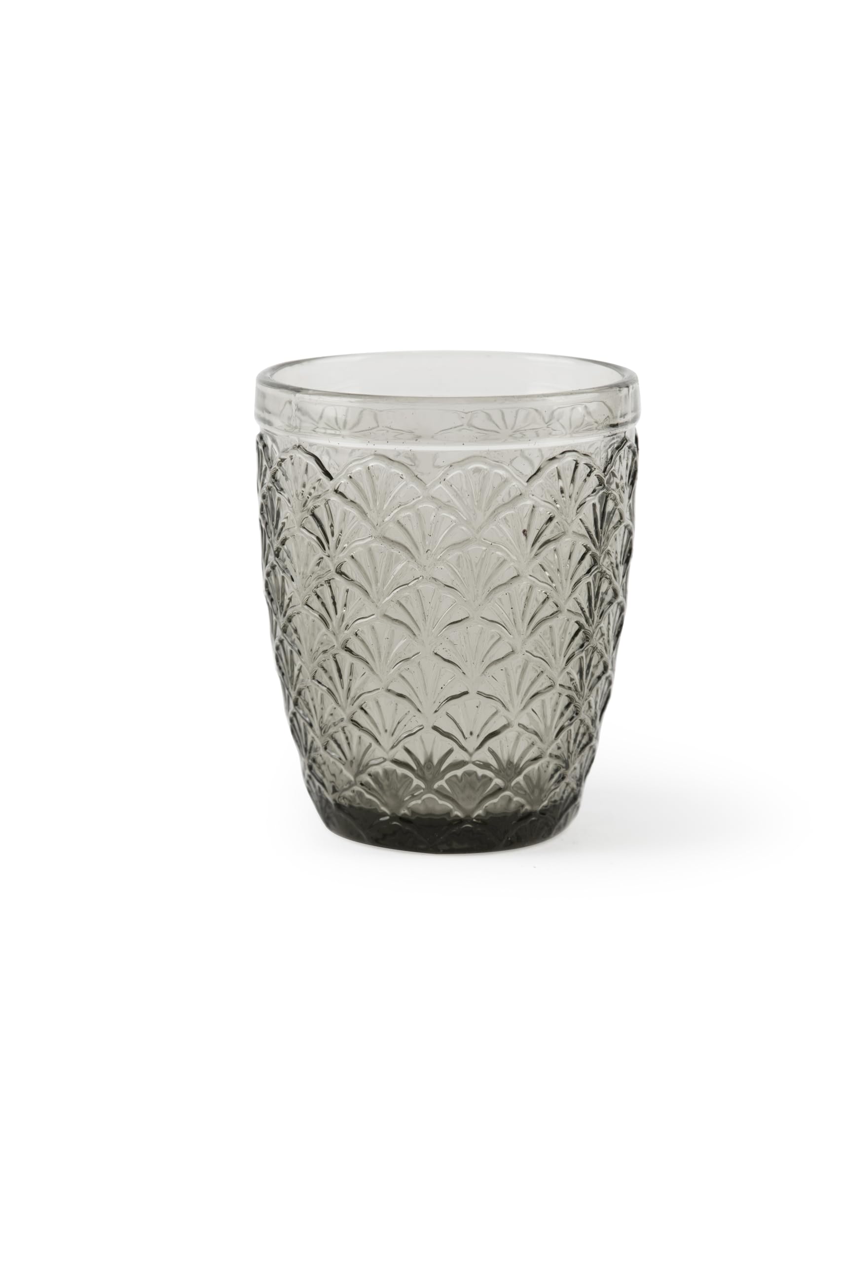 Excelsa Ginkgo Set mit 6 Wassergläsern, farbiges Glas, Fassungsvermögen 300 ml.