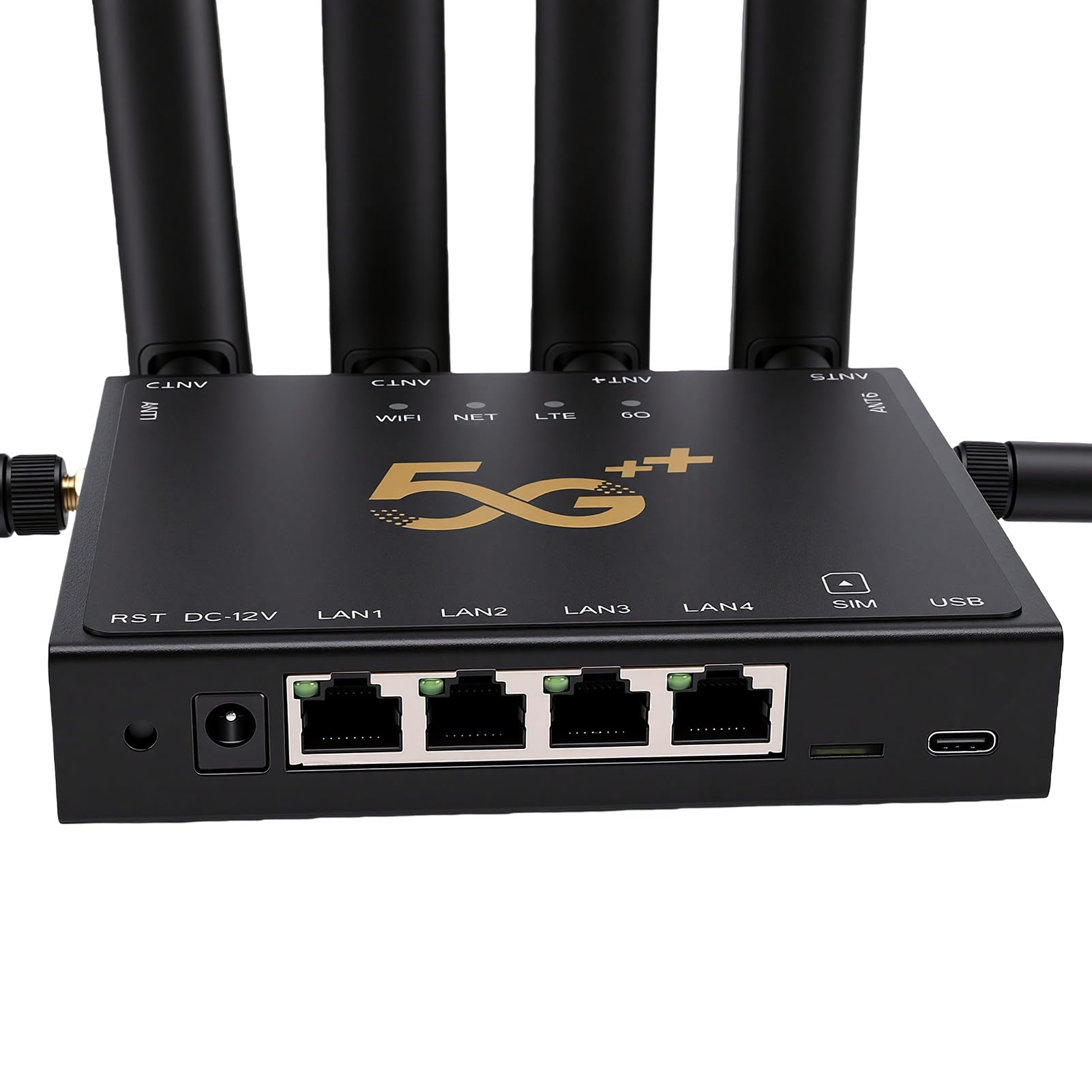 YUYTE Router 5G SA NSA Router Industriale per Schede SIM Wireless Dual Band Gigabit WiFi per Europa Asia Africa Australia