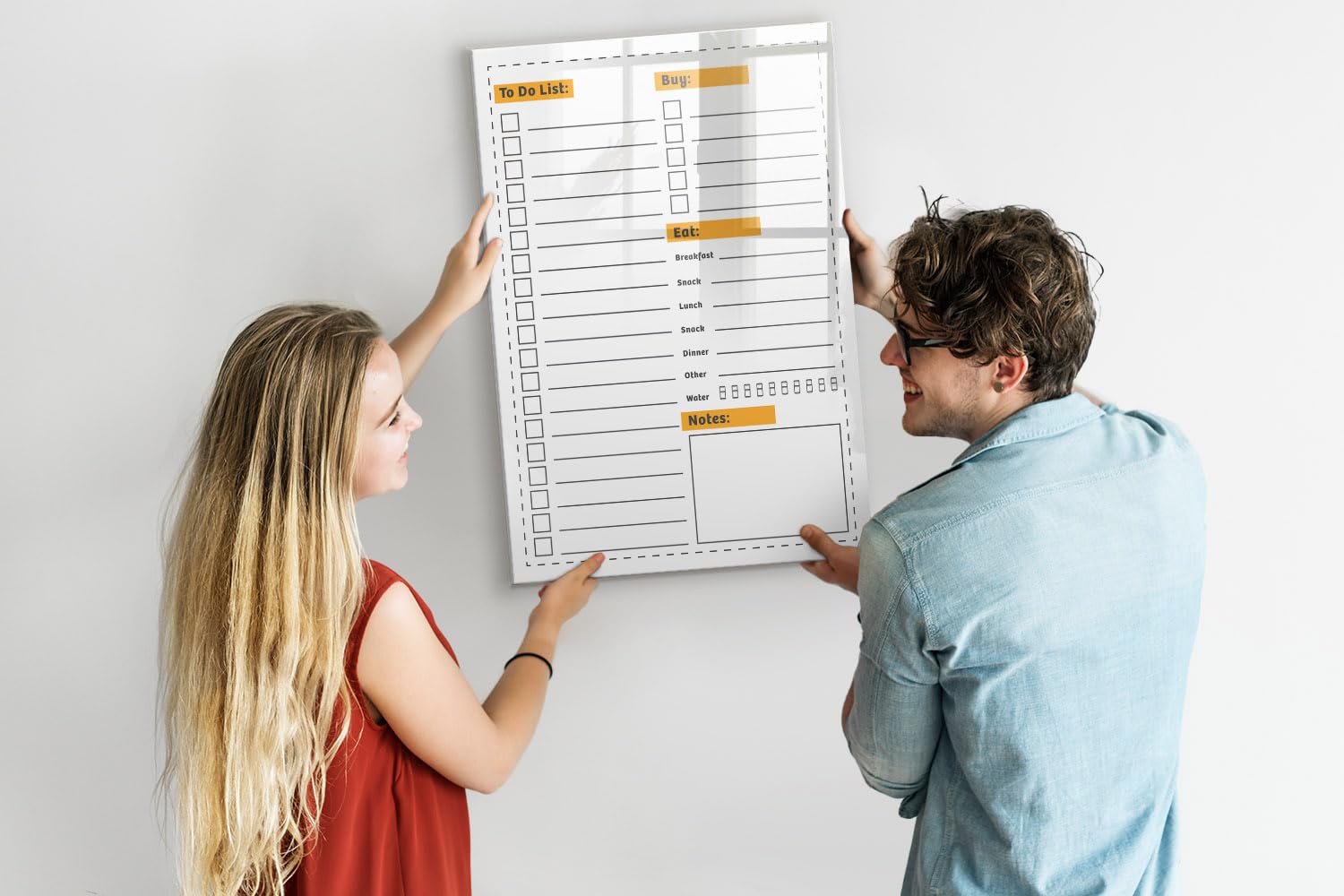 Lavagna magnetica per ufficio 60x90 cm | Lista delle cose da fare