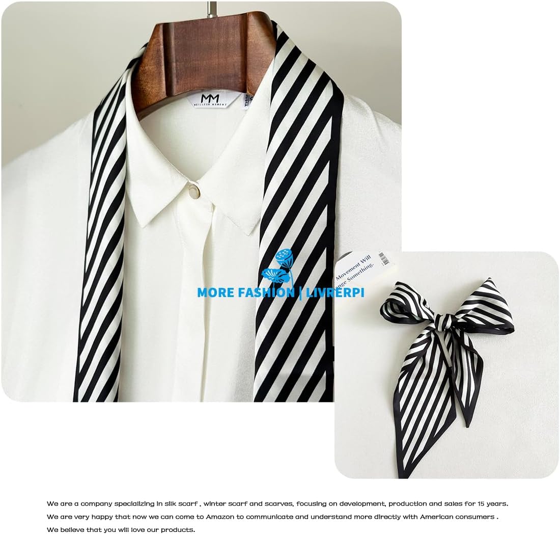 Hair Head Neck Bag Long Scarf Versatile Wrap for Women Soft & Lightweight for Everyday Chic - Image 4