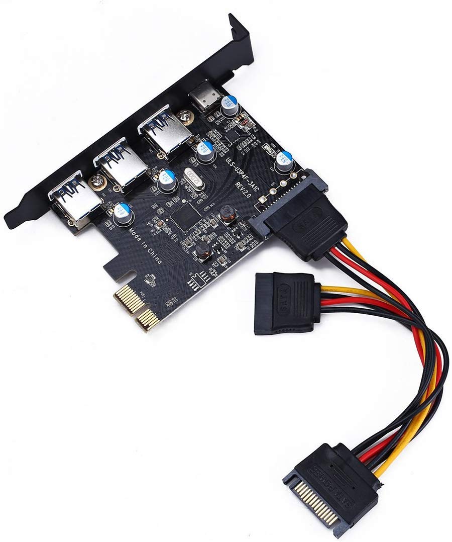 Amazon.co.jp: PCI Express(PCIe) - USB 3.0 Type C + Type A