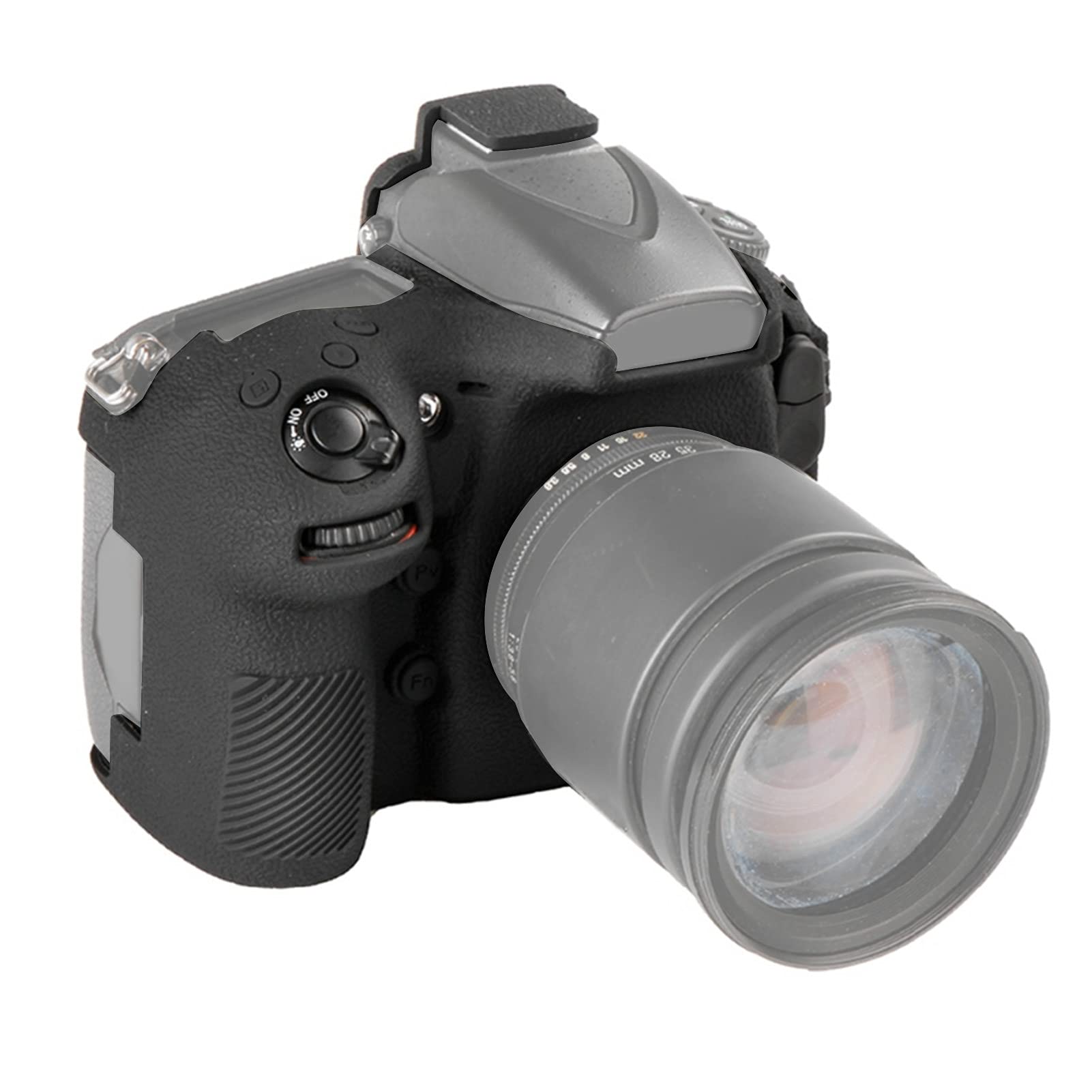 Sxhlseller Custodia Protettiva Custodia per Fotocamera Custodia Impermeabile per D810 / D810A Protezione Silicone Professionale Leggero Portatile Nero