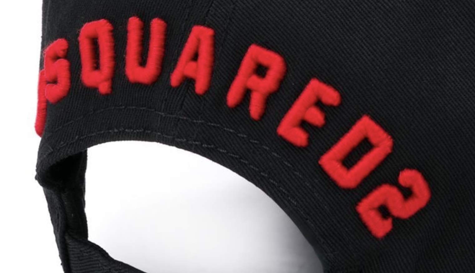 DSQUARED2 Icon Czapka z Daszkiem Kappe Baseball Cap Czapka Baseballowa Czapka Czerwono-Czarna Unisex DSQUARED2 Icon Czapka z Daszkiem Kappe Baseball Cap Czapka Baseballowa Czapka Czerwono-Czarna