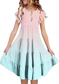 Vestido de maternidad de invierno para niña, con degradado, informal, cómodo (6 – 15 años), color plateado