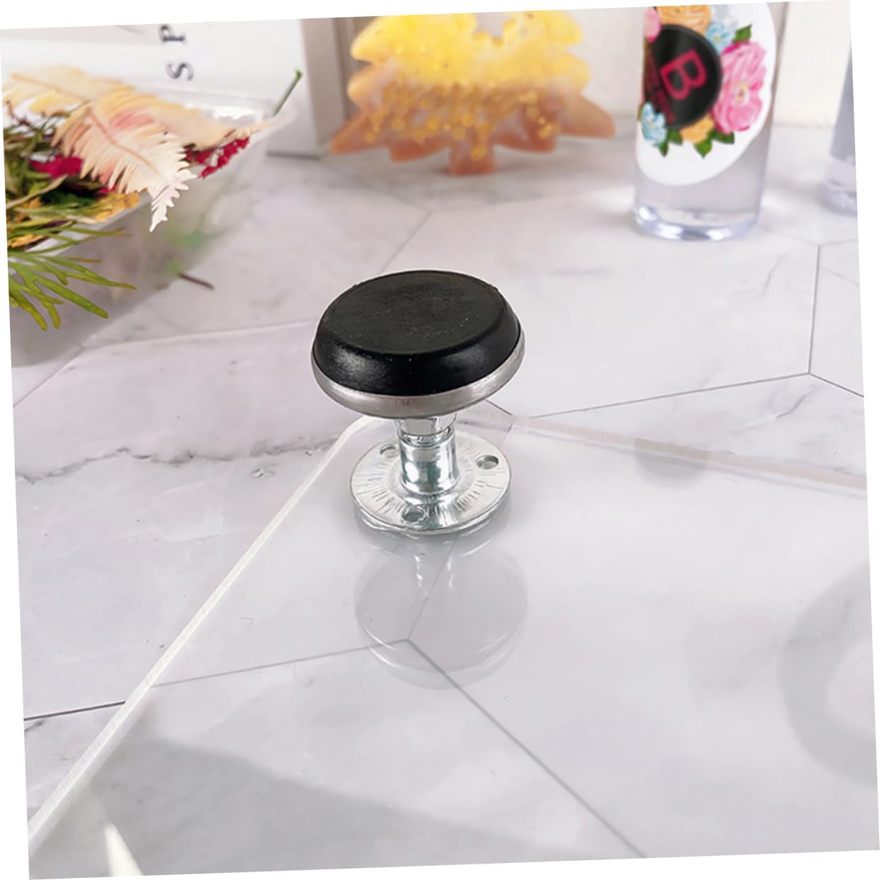 POPETPOP Adjustable Self Leveling Table for Epoxy Resin Pouring Ergonomic Height Work Mat with DIY Design for Jewelry Crafts and Art Projects