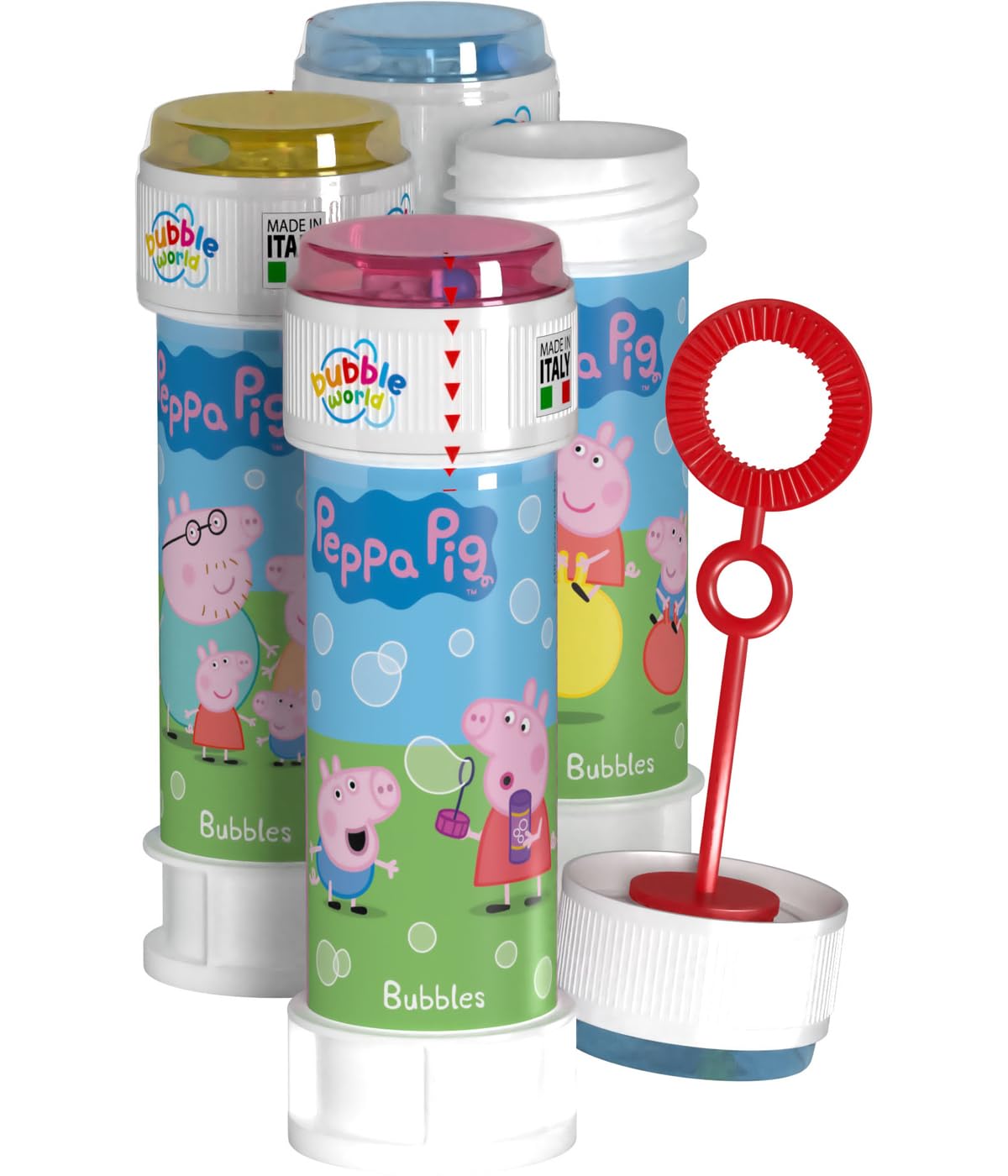 Peppa Pig - Bolle di sapone, 60 ml, 36 pezzi, 23,5 x 23,5 x 12 cm