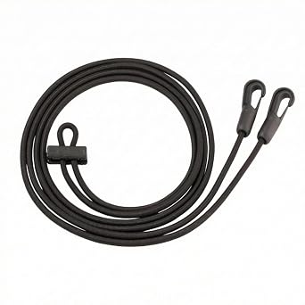 harayaa Equestrian Training Strap Elastic Side Rein With Secure Metal Hooks And Length Control Aids Connection And Relaxed Outline suitable for riding school lunge horse training barn use