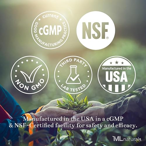 ML Naturals Mastic Gum 1000 mg 240 cápsulas veganas. Calidad premium, apoya la salud estomacal y duodenal, instalaciones con certificación cGMP y