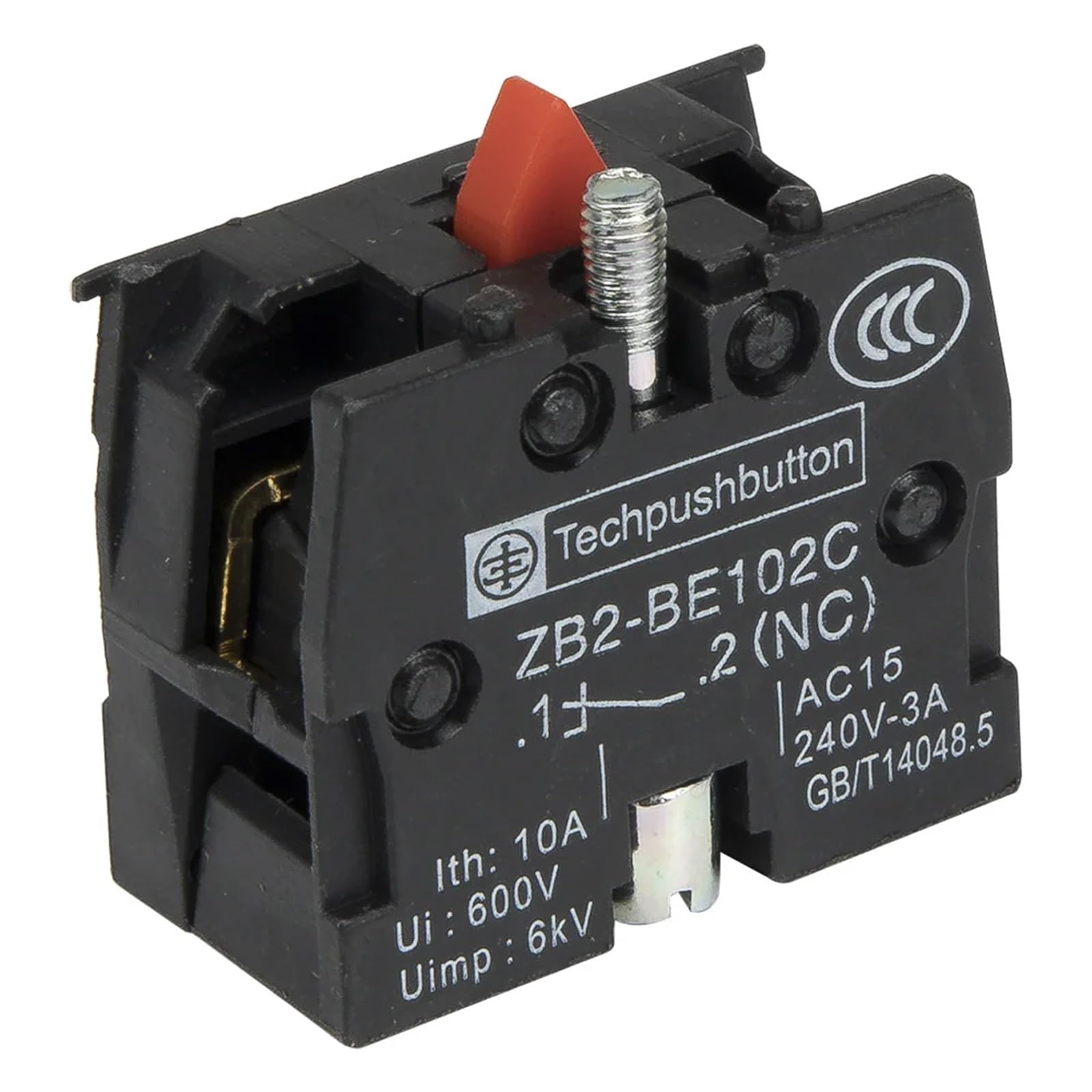 Bloc de contact NO ZB2-BE101C pour réparer vos boutons de commande 22 mm