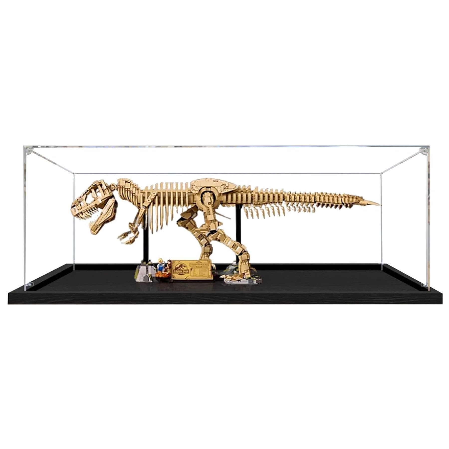 Chifenms 3Mm Transparent Acrylic Display Case For Lego 76968 Dinosaur Fossil Tyrannosaurus Rex, Dustproof Box, Storage Box, Transparent Box, Display Box Compatible With 76968 (Box Only) (3Mm Transparent)