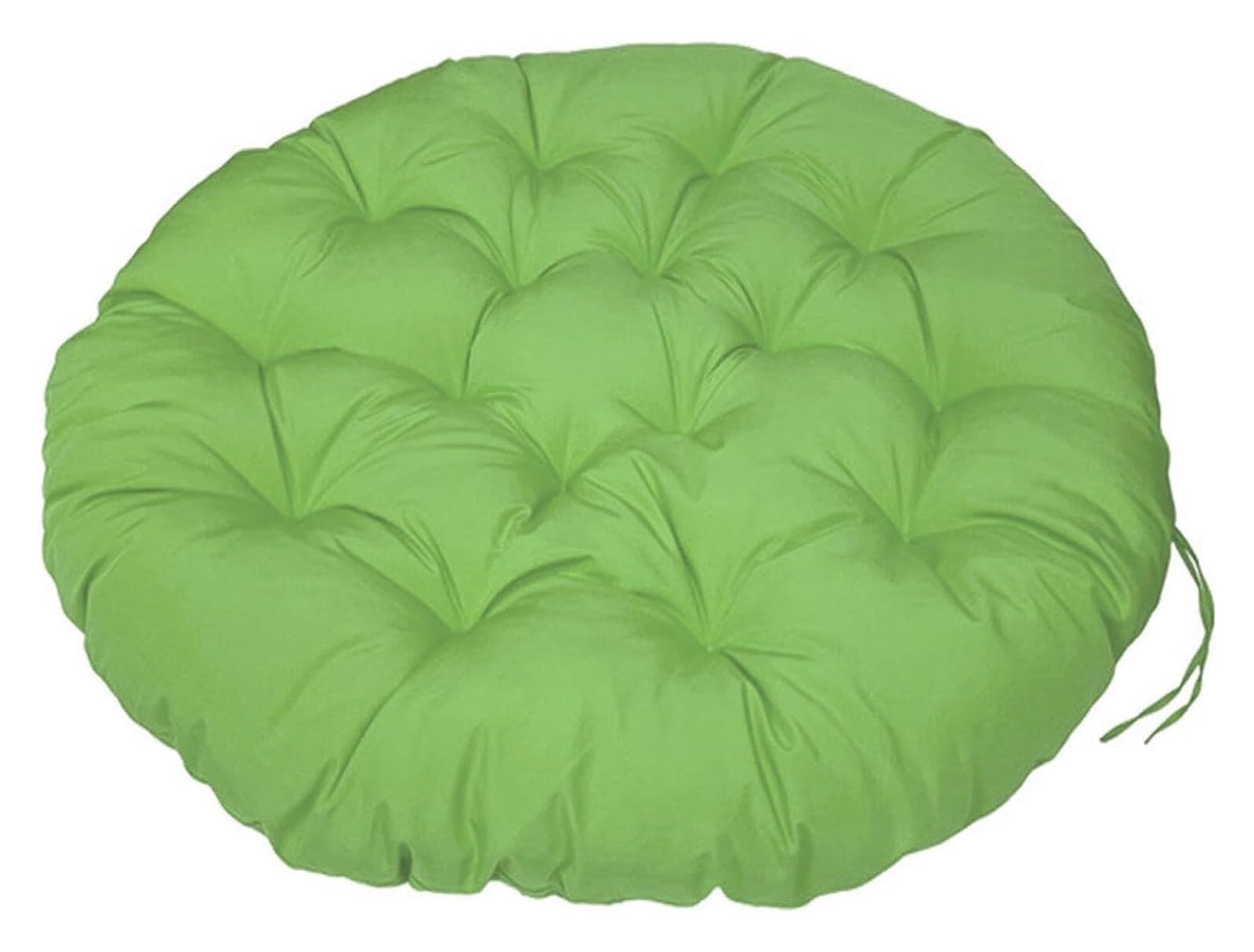 BINWAN Cushion 40-180cm Papasan Round Chair Cushion, Waterproof Overstuffed Removable,Hanging Swing Pad For Garden Terrace (Color : Green, Size : 60x60cm)