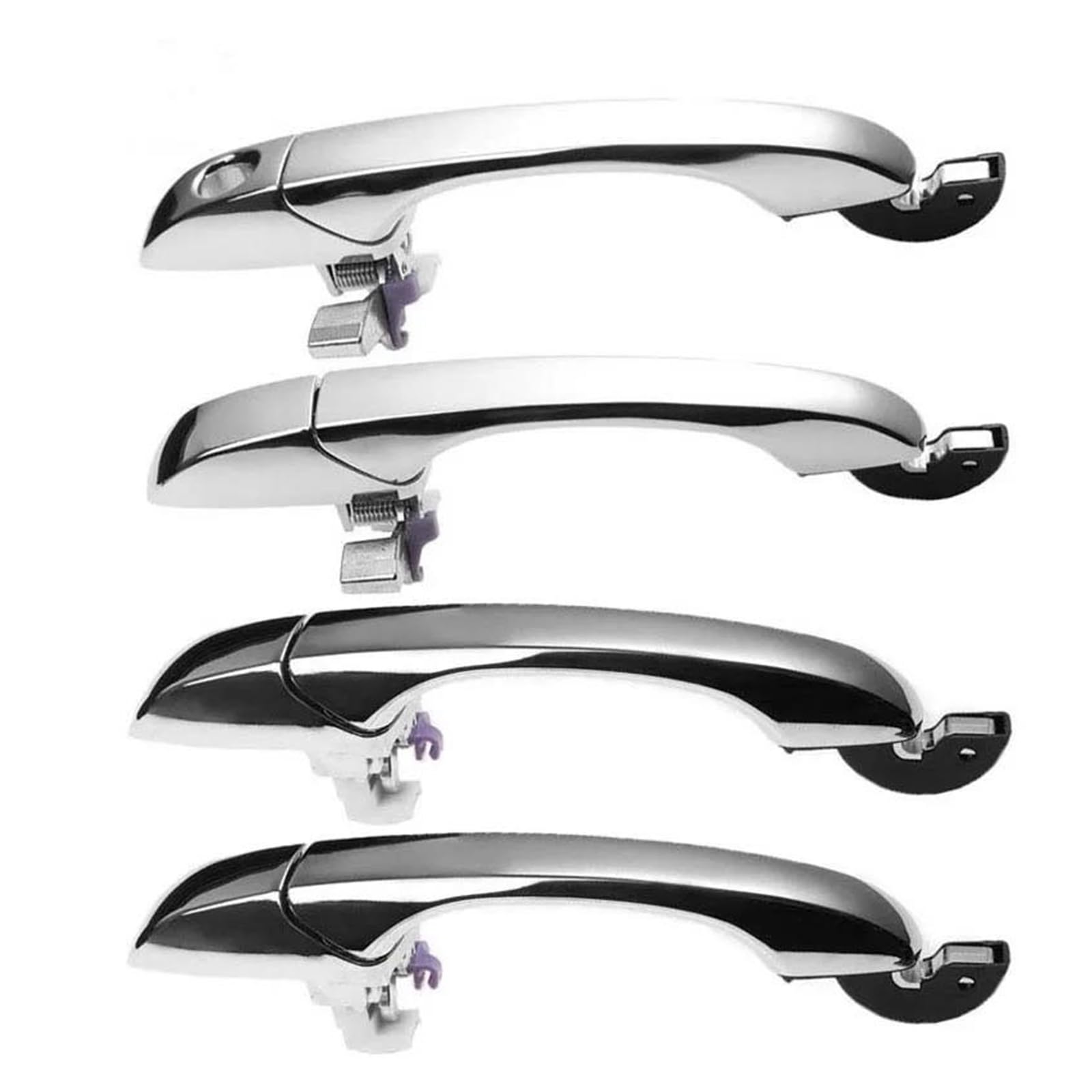 Lolhoikilm 4Pcs Car Door Handle Covers For Chrysler 300 300C 2005-2010 4589009Ag 5065801Ag 5065800Ag Fl Fr Rl Rr Outer Exterior Door Handle Trim Styling Accessories