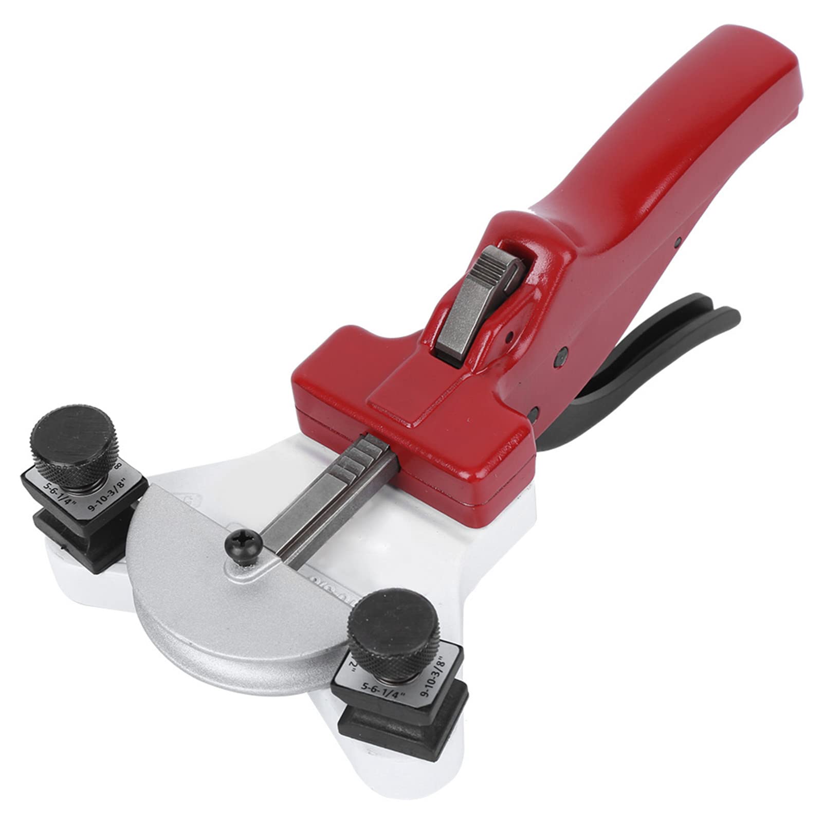 Tissting Máquina de Doblar Tubos y Cortatubos Mecánico, Herramienta Profesional para Sistemas de Aire Acondicionado y Ventilación con Adaptador y Indicador de 90 Grados WK-666