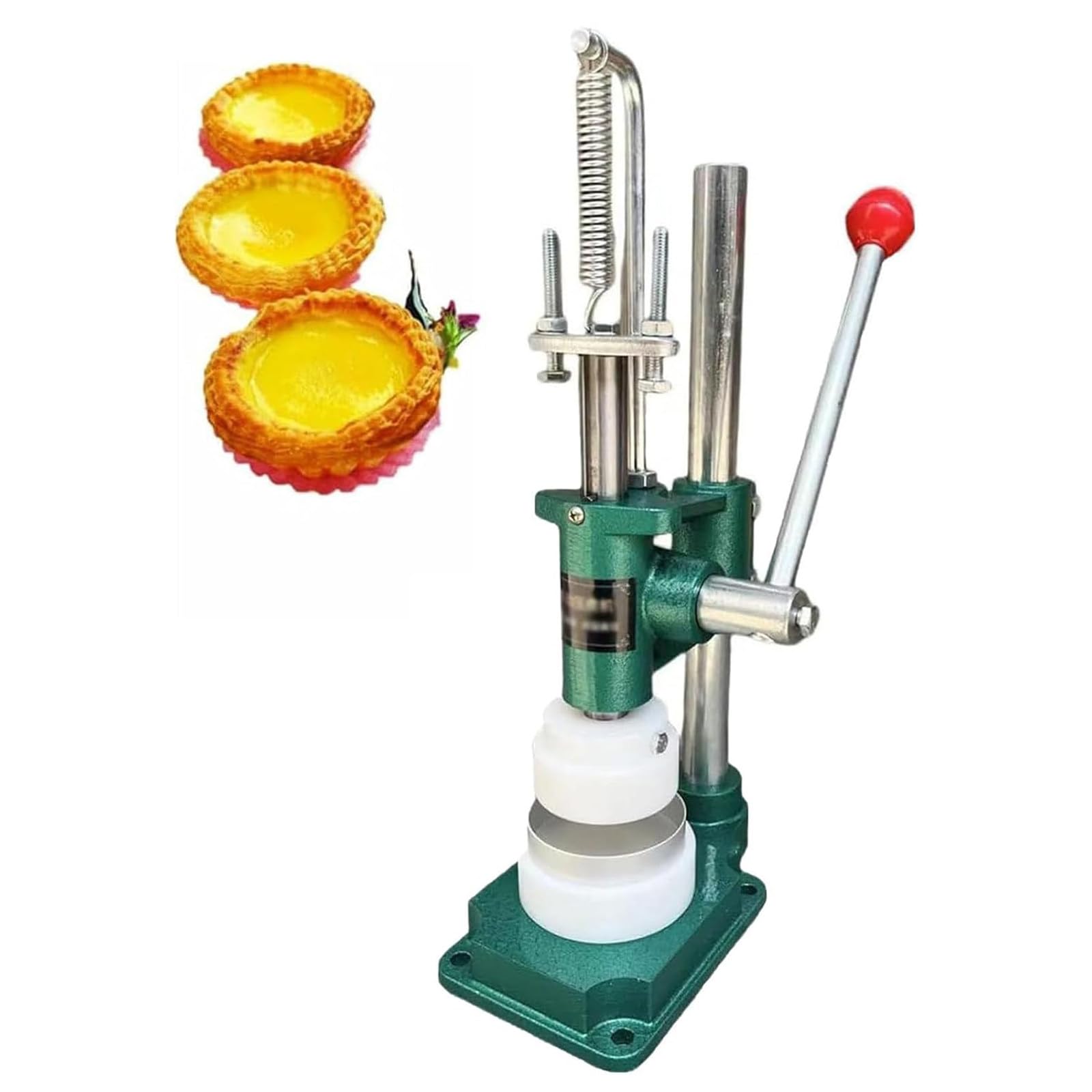 Presse à tarte manuelle en acier inoxydable pour tartelettes, pâtisseries et gaufres, équipement de cuisson essentiel pour la cuisine