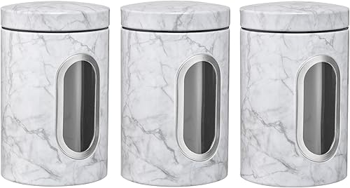 Miniatura 3 de W Home Botes de cocina para almacenamiento de alimentos, juego de decoración de cocina moderno con múltiples fines de conservación por tapas