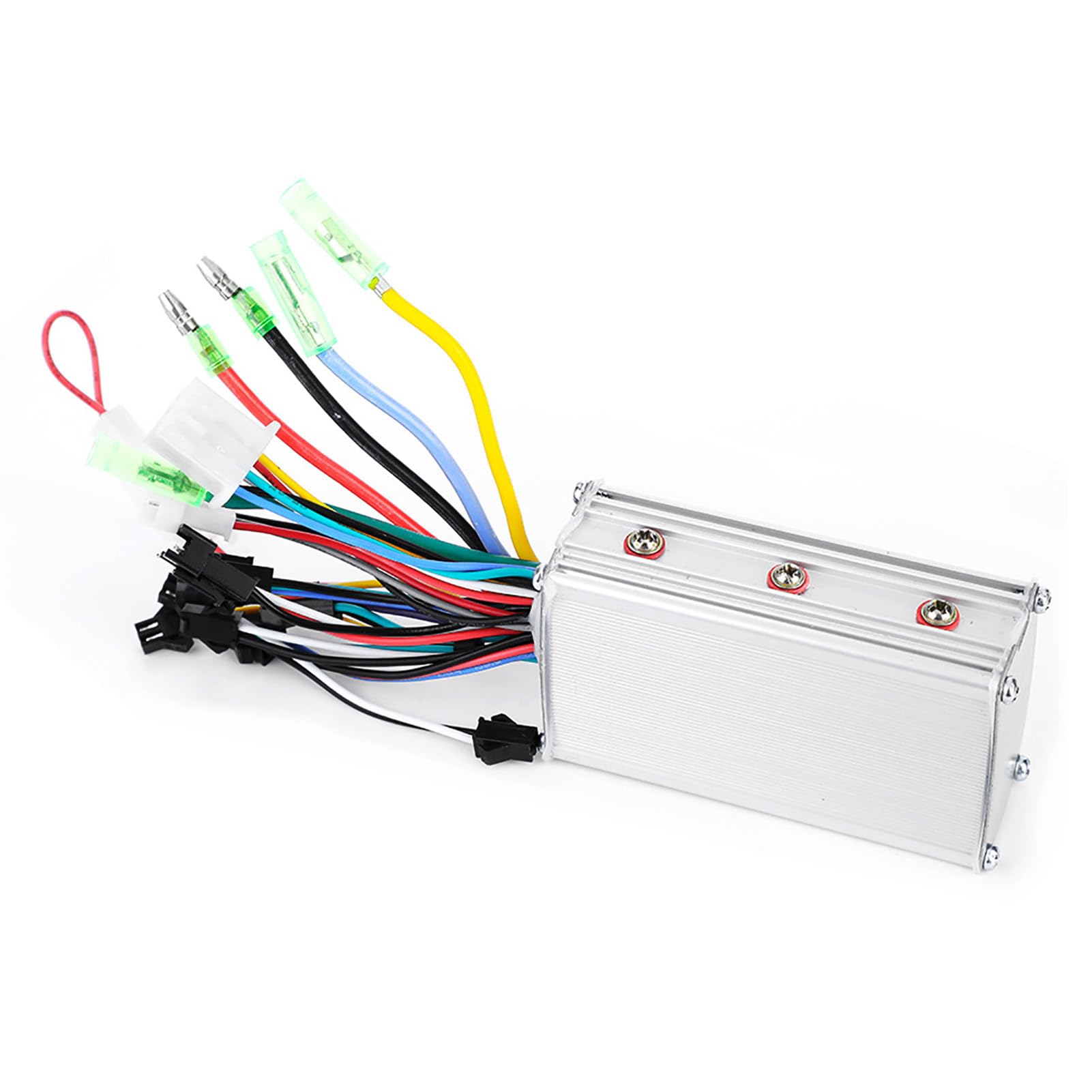 BuyWeek Zestaw bezszczotkowych kontrolerów silnika, 36 V, 48 V, 250 W, 350 W, aluminium, z wyświetlaczem LCD, do skuterów elektrycznych