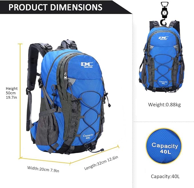 Mochila Impermeable Diamond Candy para Senderismo y Camping miniatura 6