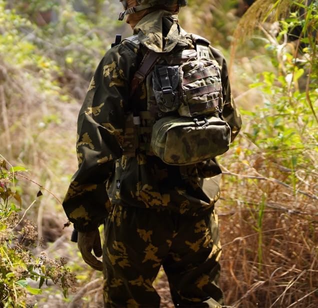 ロシア軍 国境警備隊 迷彩服上下 ロシア国境軍 FSB 国境警備隊 官給品 Pogranichnik迷彩 戦闘服 上下