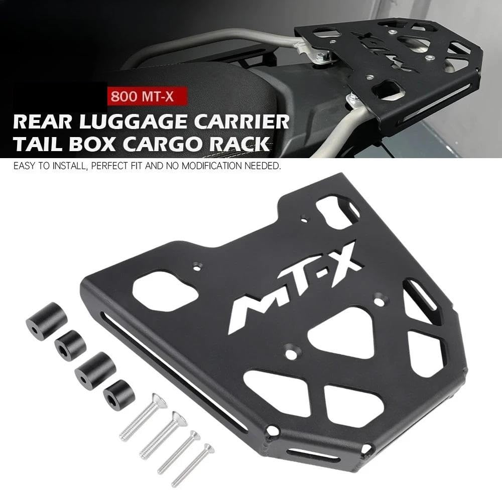Portaequipajes Cajas Moto para CFMOTO 800MT-X Portaequipajes Trasero Caja Trasera Estante Bolsa Almacenamiento Portador Maletero Maleta Soporte