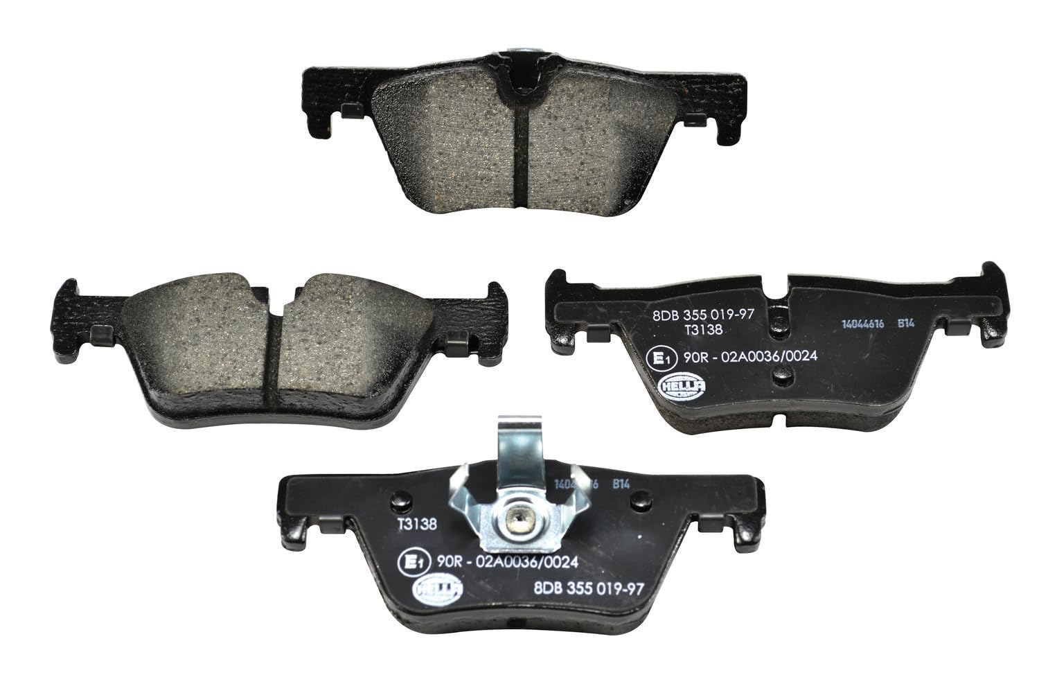 HELLA PAGID Bremsbelagsatz T3138 - Dicke/Stärke 17,2 mm