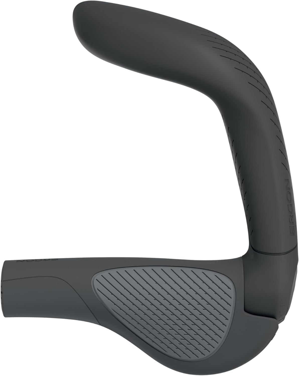 Ergon GP5 Evo Lock-On Ergonomic Bicycle Grips - Small, Lightweight Nylon-Composite, Multi-Position Bar Ends with Rubber Inserts for Enhanced Comfort & Control, Compatible with MTB and Touring Bikes, B