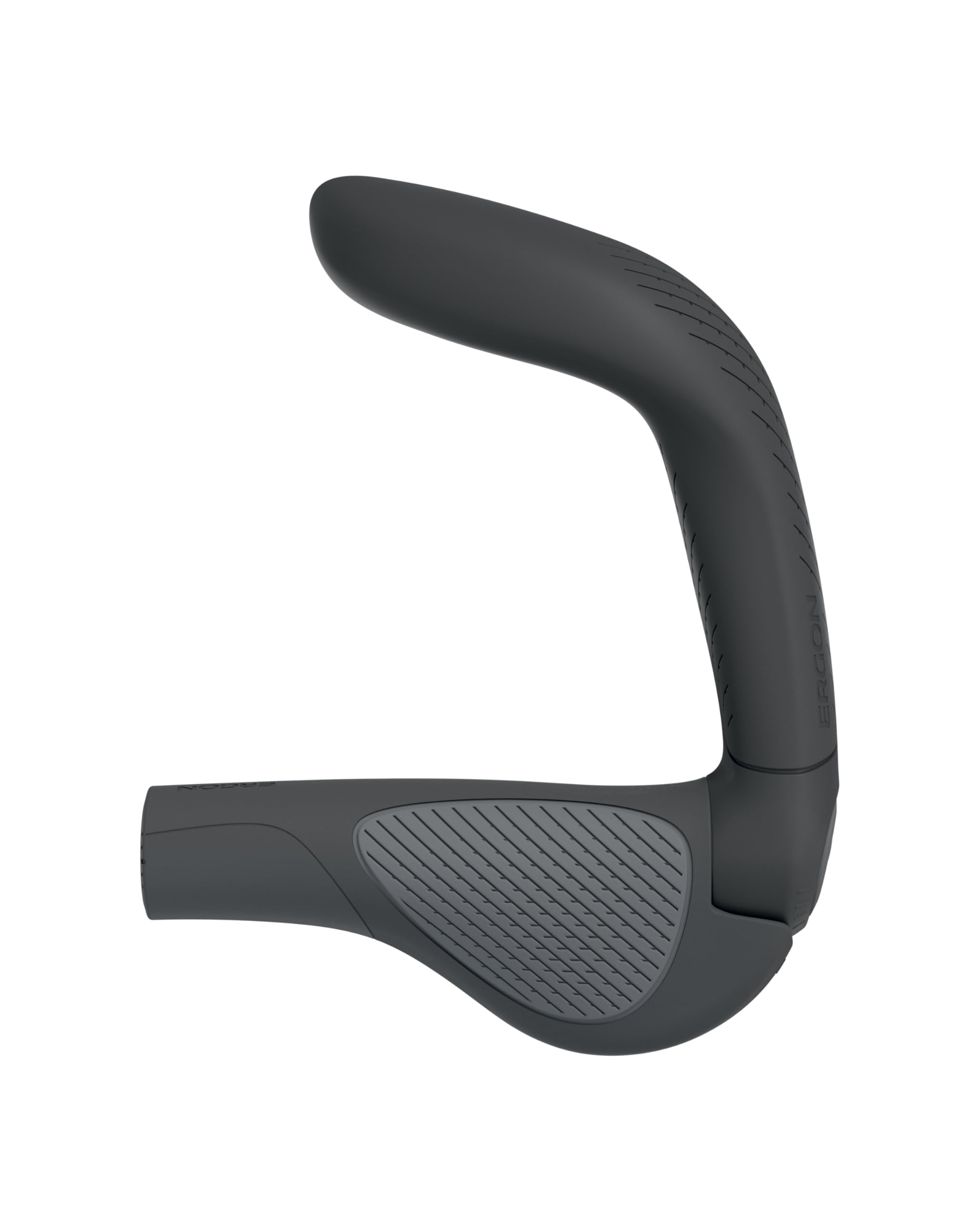 Ergon GP5 EVO Fahrradgriffe mit eingebauten Lenkerenden, Schwarz, Größe S