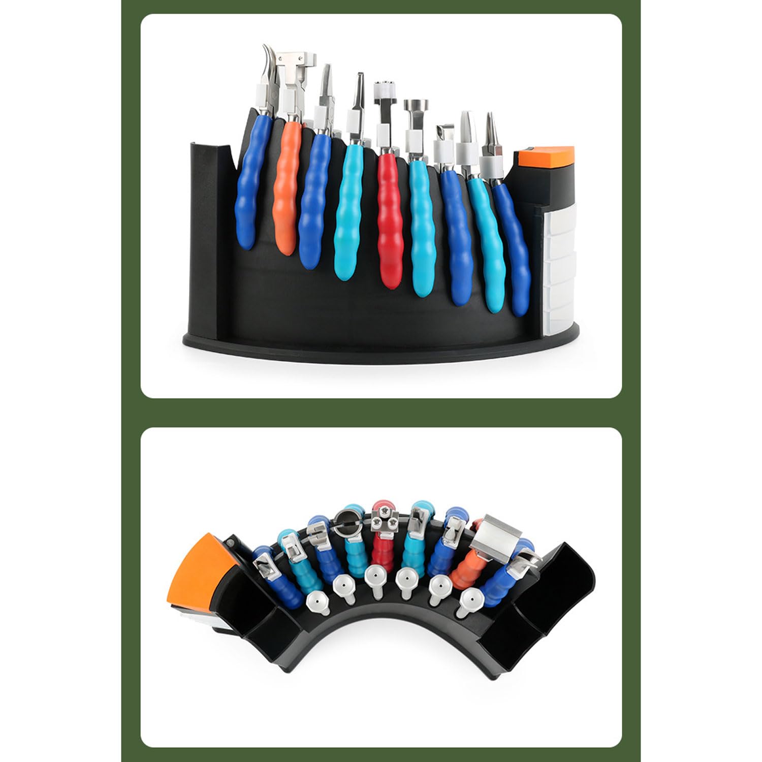 Kit de herramientas de reparación de lentes, acero inoxidable, 15 piezas con 9 alicates y 6 destornilladores, herramientas de ajuste óptico para reparación y mantenimiento de gafas