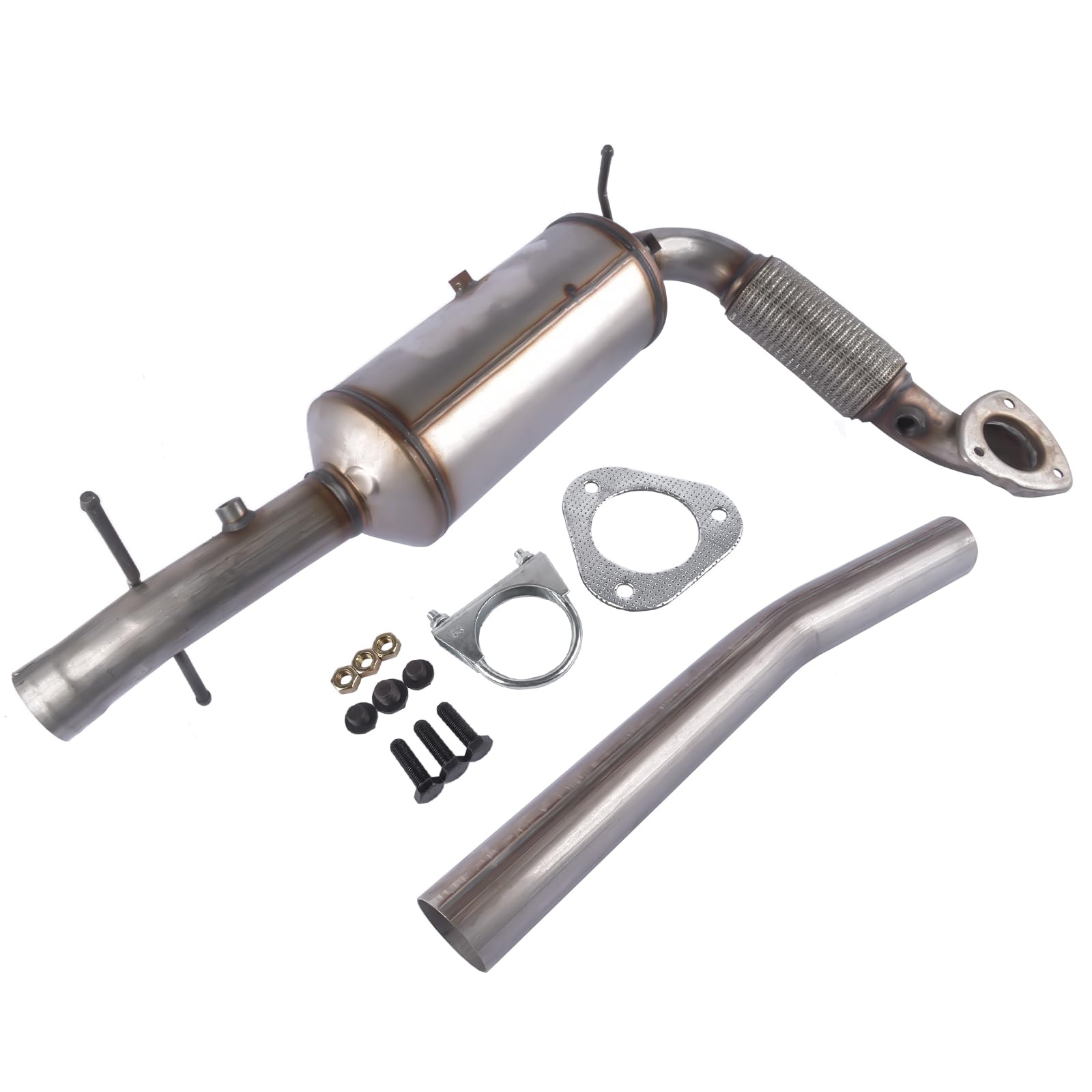 1713342 Filtro de partículas diésel DPF + catalizador compatible con Tr-an-sit 2.2 TDCi 2007- BK315H270CD BK315H270CC GELUOXI