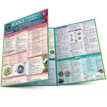 Science Fundamentals 1 - Life Science - Cells, Plants & Animals: for Middle School - A QuickStudy Laminated Reference & Study Guide