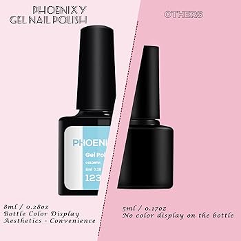 Amazon.com : PHOENIXY Gel Nail Polish Kit with U V Light, 40