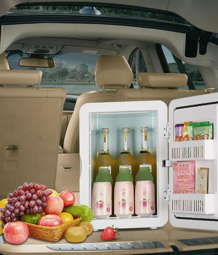 ミニ冷蔵庫　冷温庫　20L収納 Amazon | 冷温庫 ポータブル 温冷庫 20L 2電源式 最大24本 ミニ