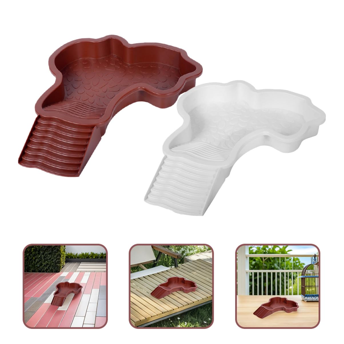SUPVOX 2 Pezzi Piattaforma Galleggiante per Tartarughe con Rampa Integrata e Vasca Bagno per Rettili Accessorio Habitat Multifunzionale con Area Cibo per Tartarughe Semiacquatiche